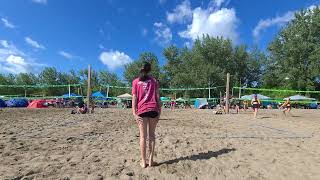 2024 OVA Beach Provincials 14U Championship  Day 1  Team Camila and Ryoko Game 1 [upl. by Rodge]