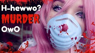 SPOOKY ASMR  HEWWO ･ω´･  Adorable Relaxing Murder Session [upl. by Yrakaz]