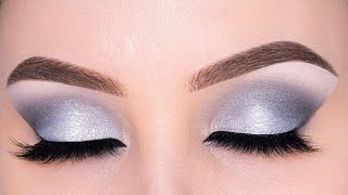 Arabic Inspired Silver Smokey Eyes Tutorial [upl. by Aetnahc712]