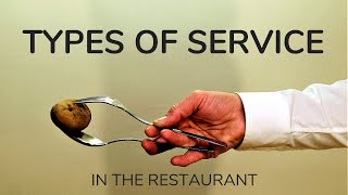 Types of services in the restaurant French American Russian restaurant service Waiter training [upl. by Eisle]