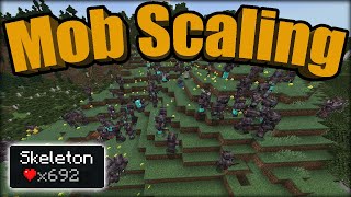 Mob Scaling V2 Addon Minecraft PE MCPE Bedrock Edition Mod [upl. by Asilanna]