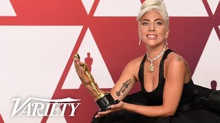 Lady Gaga  quotShallowquot Best Song A Star is Born  2019 Oscars  Full Backstage Interview [upl. by Tereve]