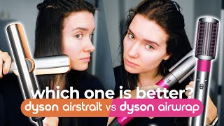 Dyson Airstrait vs Dyson Airwrap  What’s Better [upl. by Nomma]