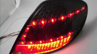 SWLight LED taillights Mercedes SLK R171 smoke by SWTuning [upl. by Ardin]