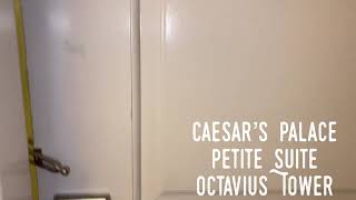 Caesars Palace Petite Suite  Octavius Tower Room Tour December 2020 Las Vegas [upl. by Annahgiel]