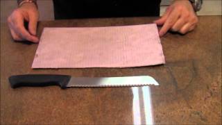 Knife Sharpening Kitchen Knife Sharpening How To Sharpen A Serrated Knife Blade [upl. by Quillon210]