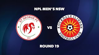 NPL Men’s NSW Round 19 St George FC v Rockdale Ilinden FC [upl. by Puett]