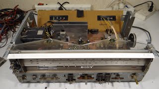 AMPLIFICADOR INTEGRADO RECEIVER SONY STR212S JAPAN 1978 RESTAURACION P23 [upl. by Enehpets63]