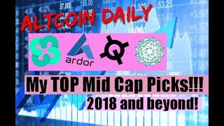 My TOP Mid Cap Picks for 2018 and Beyond Ethos Ardor Power Ledger and Quantstamp [upl. by Inaluiak]