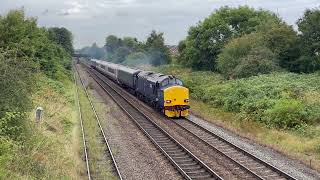 37218 37901 7W78 Crewe Landore Kemps Eye 28 08 24 [upl. by Knowling41]