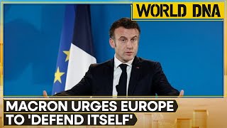 French President Emanuel Macron addresses youth in Germanys Dresden  WION World DNA [upl. by Birchard]