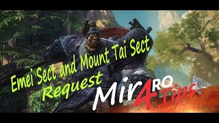 MIR4 Emei Sect and Mount Tai Sect Request Mir4RoTips [upl. by Anton]