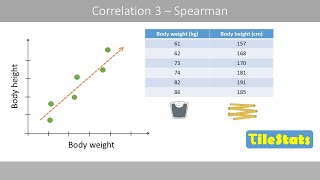 Spearmans rank correlation  Pearson VS Spearman [upl. by Veradis]