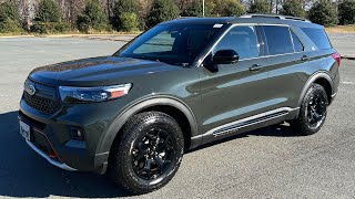 2023 Ford Explorer TIMBERLINE 🔥 Rugged 3 Row Family SUV Detials on Interior Exterior and Music [upl. by Nitsew]