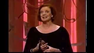 Maggie Smith wins 1990 Tony Award for Best Actress in a Play [upl. by Lukin]