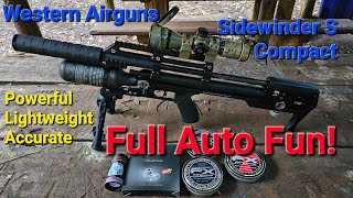 Western Airguns Sidewinder S Compact First Time Out  Projectile Test  Airgun [upl. by Wilen]