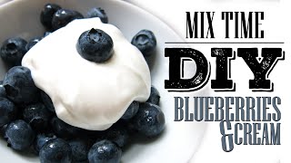 DIY eLiquid Recipe  MIX TIME  BLUEBERRIES AND CREAM  Max VG [upl. by Sitrik]