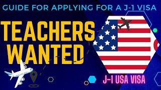 J1 Visa for Teachers Step by Step Guide applying for J1 USA VISA [upl. by Aninahs]