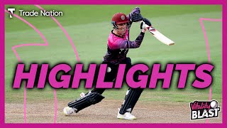 T20 HIGHLIGHTS Tom Banton MASTERCLASS as Somerset achieve RECORD runchase [upl. by Ginnie]