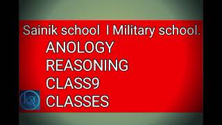 Sainik school class9 ANALOGY CLASSES Genius study [upl. by Ila885]