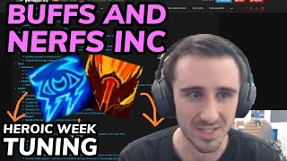 Nerfs amp Buffs Coming Heroic Week Tuning [upl. by Annaek]