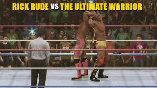 WWE 2K24 WRESTLEMANIA Showcase Ep 3 Walkthrough  Rick Rude Vs The Ultimate Warrior [upl. by Janaya]