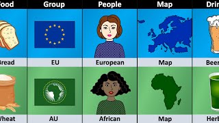 Europe vs Africa  Continent Comparison [upl. by Nylynnej]