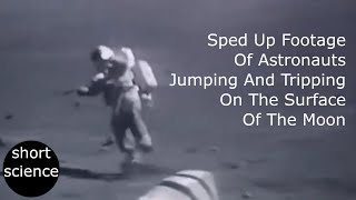 Sped Up Footage Of Astronauts Jumping And Tripping On The Surface Of The Moon [upl. by Schwerin]