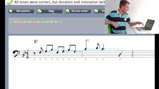 Sightsinging software  EarMaster Pro 6 for Windows amp Mac [upl. by Winebaum]