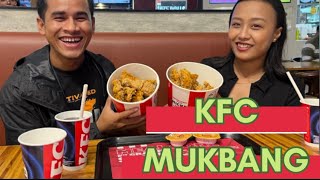 Mall da KFC MUKBANG hekta twre 🍗🍗 saket mall  Swetatekcham [upl. by Anaitat248]