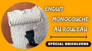 Enduit monocouche au rouleau ✅ [upl. by Borek]