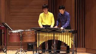 Trio Per Uno op27 FOR PERCUSSION TRIO  2nd Mov  Nebojša Jovan Živković [upl. by Obala]