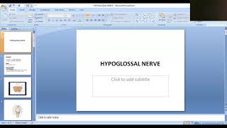 Hypoglossal nerve [upl. by Willard]