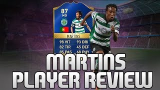 GELSON MARTINS TOTS 87 PLAYER REVIEW  FIFA 17 FR [upl. by Neeoma]