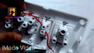 Homemade 3 Sockets With Switches Extension Board  DIY Homemade Switch Box [upl. by Malsi]