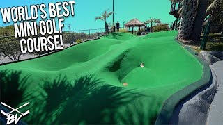 RETURNING TO THE BEST MINI GOLF COURSE IN THE WORLD  CRAZY MINI GOLF SHOTS AND INSANE HOLE IN ONES [upl. by Rhona465]