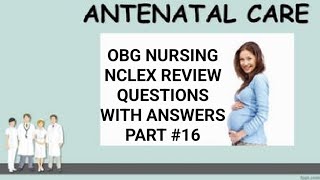 obgnursing nclexreview question and answernclexnclexexam youtubevideopracticalnurse [upl. by Tanya591]