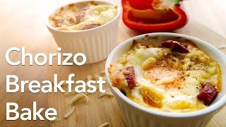 Keto breakfast  chorizo bake recipe  ASMR cooking sounds [upl. by Virgil]