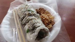 MEDAN CULINARY CI CONG FAN  RICE NOODLE ROLL  INDONESIA STREET FOOD [upl. by Maxama]