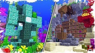 Minecraft Timelapse  UNDERWATER CORAL BASE IN 113 WORLD DOWNLOAD [upl. by Keiryt206]