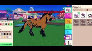 COMO COLOCAR EQUIPAMENTO NO CAVALO JOGO HORSE LIFE ROBLOX roblox horselife [upl. by Nnahaid]