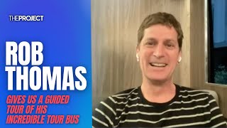 Matchbox Twentys Rob Thomas Gives Us A Guided Tour Of His Incredible Tour Bus [upl. by Snilloc]