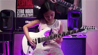 November RainGuns N Roses Guitar Solo Cover by Cheska Mae Castillo [upl. by Llennod]