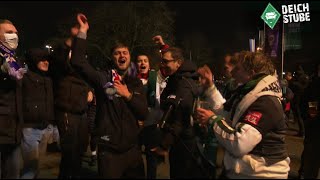 Werder Bremen Fans feiern Gala gegen Erzgebirge Aue und den „OleWernerEffekt“ [upl. by Alameda]