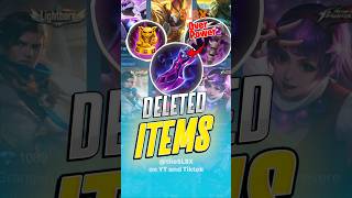 Deleted Items in mobile legends mobilelegends mlbb [upl. by Inalel834]