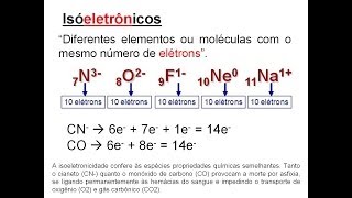Isótopos isóbaros isóbaro isoeletrônico e isodiáferos o que são [upl. by Luhey]