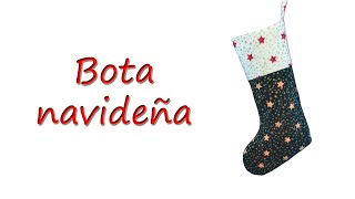 Cómo hacer 1 BOTA de NAVIDAD ✨Patrones GRATIS✨  Christmas SOCKS [upl. by Assirrec]