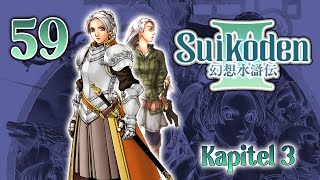 SUIKODEN III 59  Abgetaucht Semiunerkannt durchs eigene Land blind  Lets Play [upl. by Marysa]