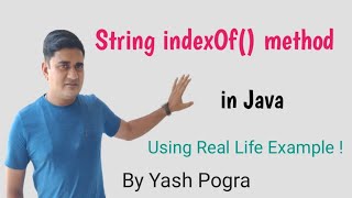 Java String indexOf Method  Java String indexOf Method with example [upl. by Bently]