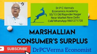 Marshallian Consumers Surplus [upl. by Yrogiarc129]